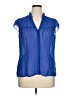 Worthington 100% Polyester Blue Sleeveless Blouse Size XL - photo 1