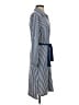 Lularoe Stripes Blue Casual Dress Size XS - photo 4