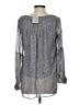 By Together 100% Polyester Gray Long Sleeve Blouse Size S - photo 2