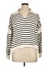 89th & Madison Stripes Ivory Pullover Sweater Size XL - photo 1