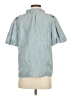 Current Air 100% Polyester Teal Short Sleeve Blouse Size XS - photo 2