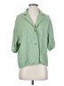 NLT Green 3/4 Sleeve Button-Down Shirt Size S - photo 1