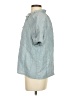 Current Air 100% Polyester Teal Short Sleeve Blouse Size XS - photo 5