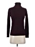 Joseph A. Stripes Burgundy Turtleneck Sweater Size S - photo 1