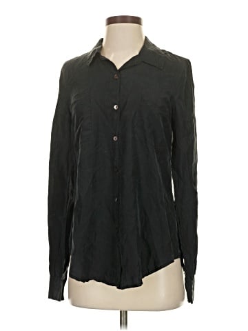 Calypso St. Barth Long Sleeve Silk Top (view 1)