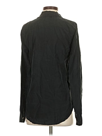 Calypso St. Barth Long Sleeve Silk Top (view 2)