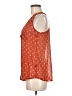 Mine 100% Polyester Orange Sleeveless Blouse Size M - photo 5