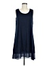 milla Solid Blue Casual Dress Size M - photo 1
