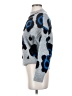 Woven Heart Animal Print Blue Pullover Sweater Size XS - photo 5