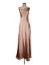 Birdy Grey 100% Polyester Metallic Brown Cocktail Dress Size S - photo 1