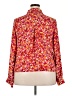 Sanctuary 100% Polyester Floral Red Long Sleeve Blouse Size XXL - photo 2