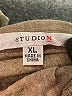 Studio M Solid Tan Casual Skirt Size XL - photo 4