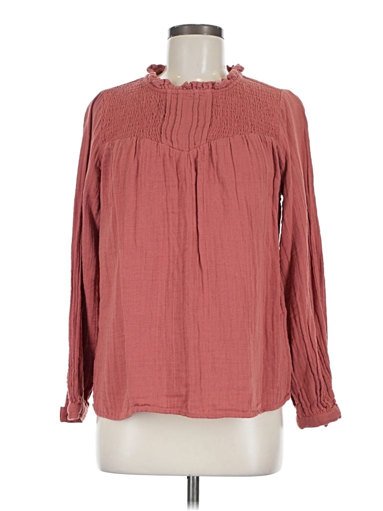 Pre-owned Sonoma Goods For Life Long Sleeve T-shirt In Pink