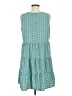 Unbranded 100% Polyester Polka Dots Teal Casual Dress Size M - photo 2
