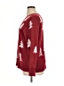 Holiday Time Stars Red Pullover Sweater Size 1X - photo 5