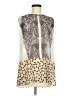 CAbi Animal Print Ivory Sleeveless Blouse Size M - photo 1
