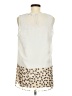CAbi Animal Print Ivory Sleeveless Blouse Size M - photo 2