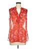 CAbi 100% Polyester Orange Sleeveless Blouse Size M - photo 1