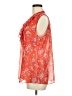 CAbi 100% Polyester Orange Sleeveless Blouse Size M - photo 5