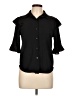 Boohoo Black 3/4 Sleeve Blouse Size 10 - photo 1