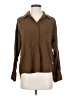 Le Lis Brown Long Sleeve Blouse Size S - photo 1