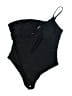 Unbranded Solid Black One Piece Swimsuit Size M - photo 1