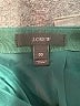 J.Crew Solid Teal Formal Skirt Size 00 - photo 4