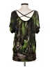 AGB Green Short Sleeve Blouse Size S - photo 2