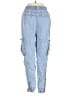Generation Love 100% Lyocell Blue Cargo Pants Size XS - photo 2