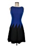 Alisa Pan Color Block Blue Cocktail Dress Size 6 - photo 1