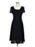 DressBarn 100% Polyester Solid Black Cocktail Dress Size 8 - photo 1