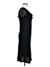 DressBarn 100% Polyester Solid Black Cocktail Dress Size 8 - photo 4