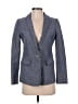 J.Crew 100% Cotton Tweed Blue Blazer Size 0 - photo 1