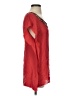 BCBGMAXAZRIA 100% Silk Red Short Sleeve Silk Top Size XS - photo 4