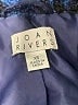 Joan Rivers 100% Polyester Plaid Blue Coat Size XS - photo 6