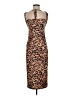 Shein Animal Print Brown Cocktail Dress Size S - photo 1
