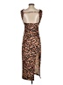 Shein Animal Print Brown Cocktail Dress Size S - photo 2