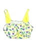 Unbranded Floral Yellow Swimsuit Top Size L - photo 1