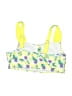 Unbranded Floral Yellow Swimsuit Top Size L - photo 2