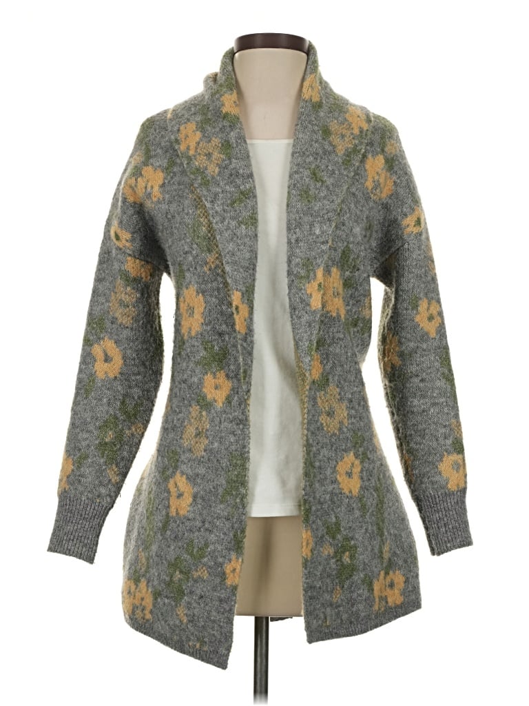 Pre-owned Heartloom Cardigan Sweater In Gray