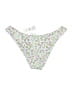 J.Crew Floral Ivory Orange Swimsuit Bottoms Size M - photo 2