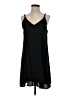 Francesca's Solid Black Casual Dress Size S - photo 1