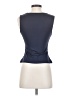 Shein Blue Sleeveless Blouse Size 4 - photo 2