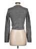 Alice + Olivia Metallic Gray Wool Pullover Sweater Size L - photo 2