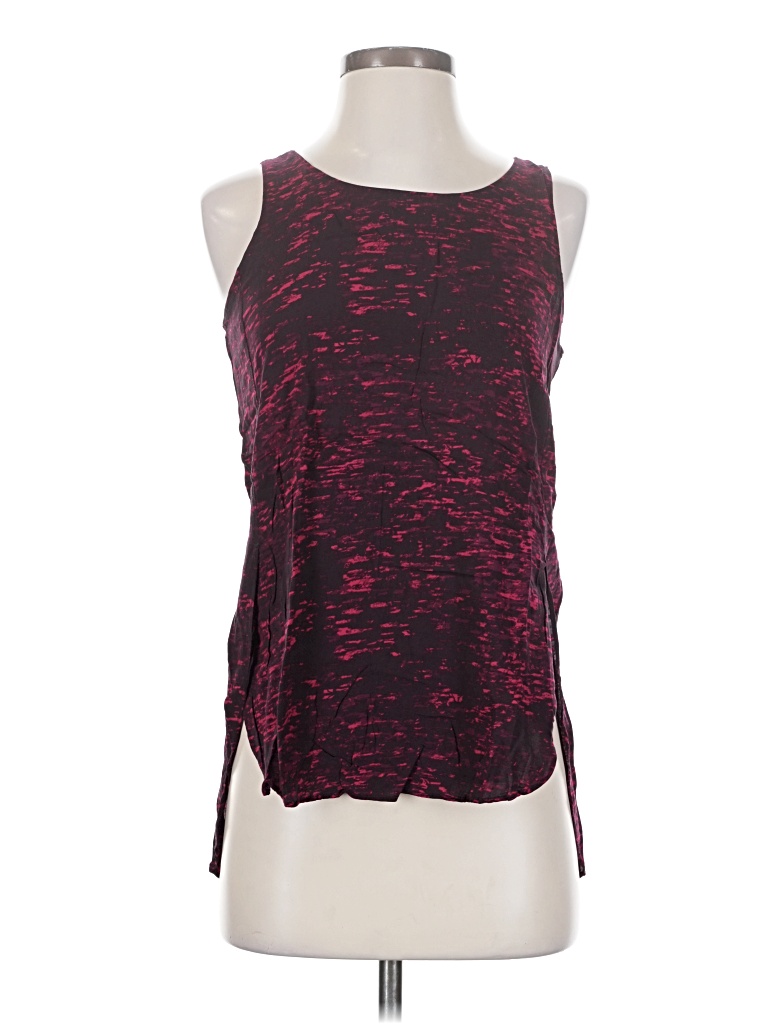 Pre-owned Gap Outlet Sleeveless Top Burgundy Boatneck Tops