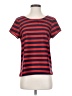 Gap Outlet 100% Polyester Stripes Red Short Sleeve Top Size XS - photo 1
