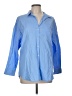 Old Navy 100% Cotton Color Block Blue 3/4 Sleeve Button-Down Shirt Size M - photo 1