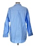 Old Navy 100% Cotton Color Block Blue 3/4 Sleeve Button-Down Shirt Size M - photo 2
