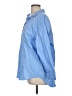 Old Navy 100% Cotton Color Block Blue 3/4 Sleeve Button-Down Shirt Size M - photo 5