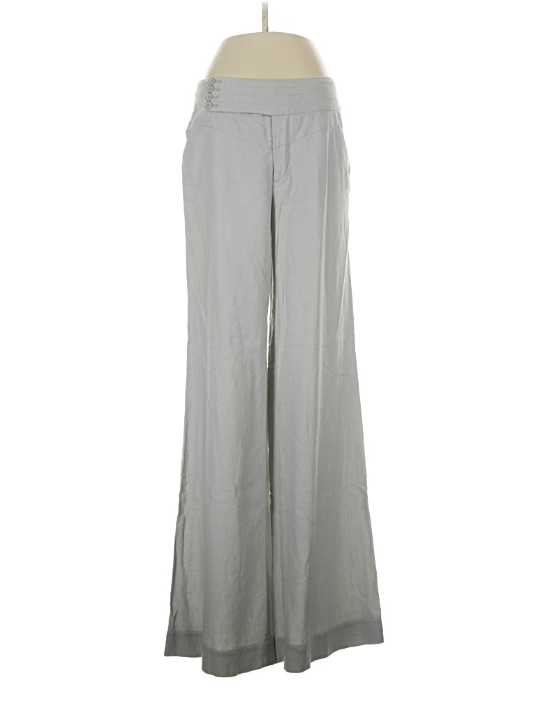 Pre-owned Elevenses Linen Pants In Gray